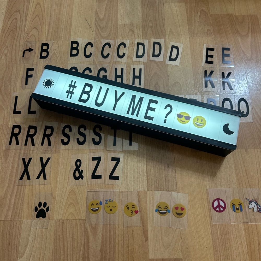 Light up sign